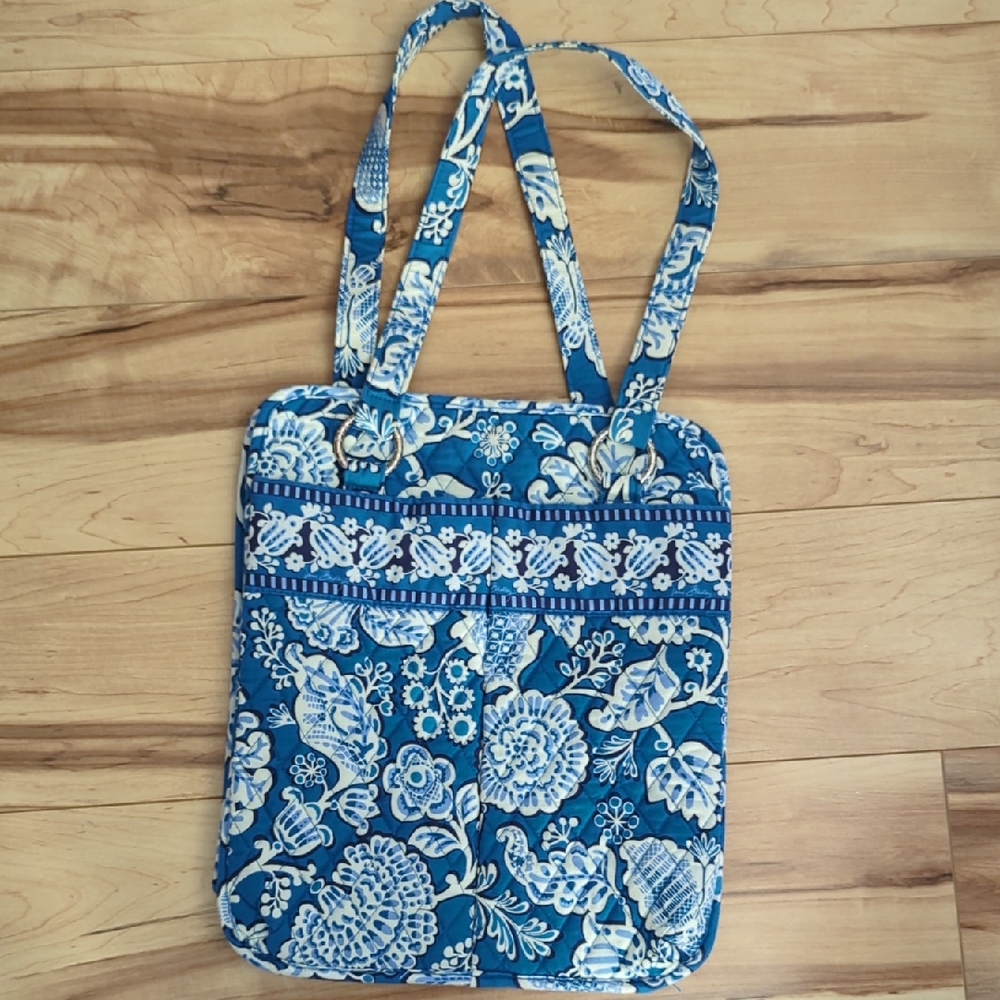 Vera Bradley Blue Floral Tote Bag